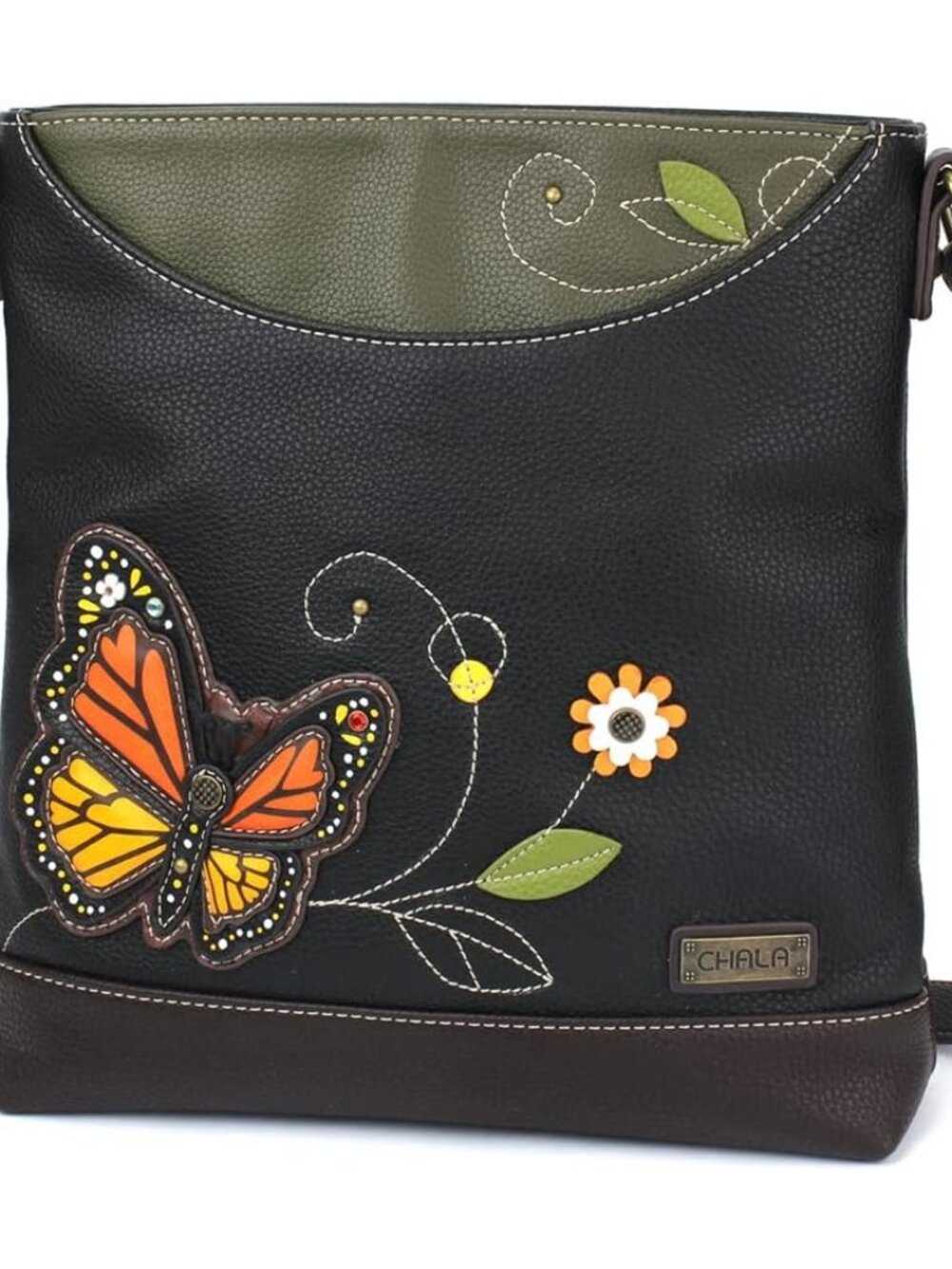 Sweet Messenger Mid Size Shoulder Purse with Adjustable Strap